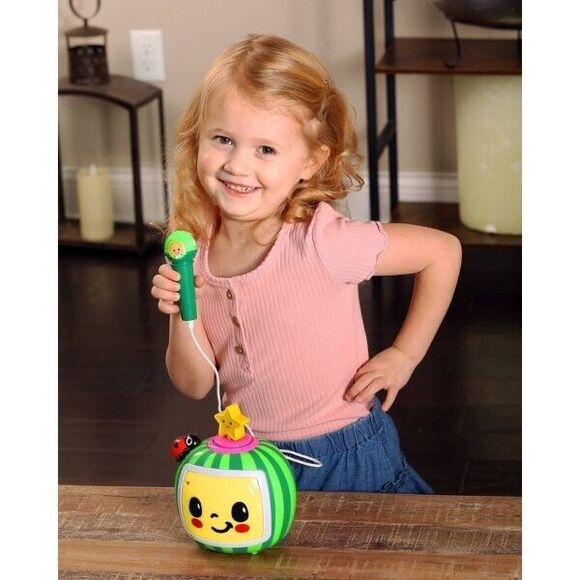 CoComelon Tiny Tunes Music Melon Toy with 6 Musical Activators & Microphone NEW - Picture 8 of 16